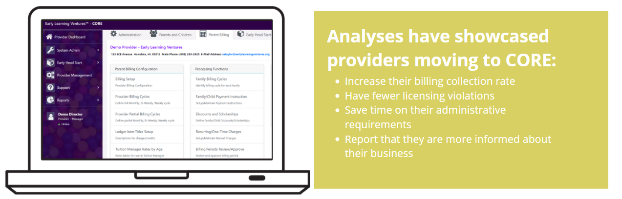 screenshot of Alliance CORE